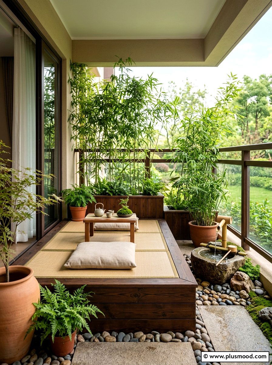 Zen Balcony Retreat - 25 summer balcony ideas