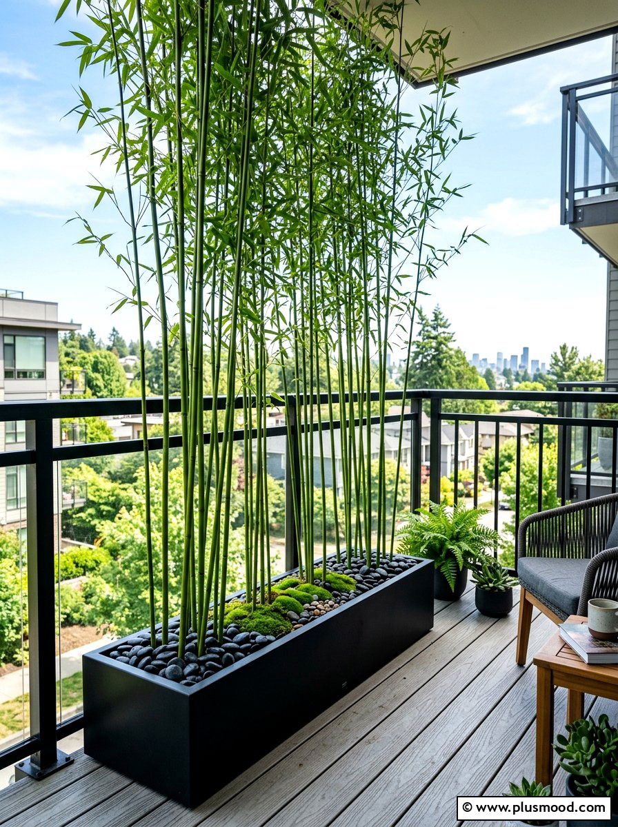 Zen Bamboo Planter - 25 summer planter ideas