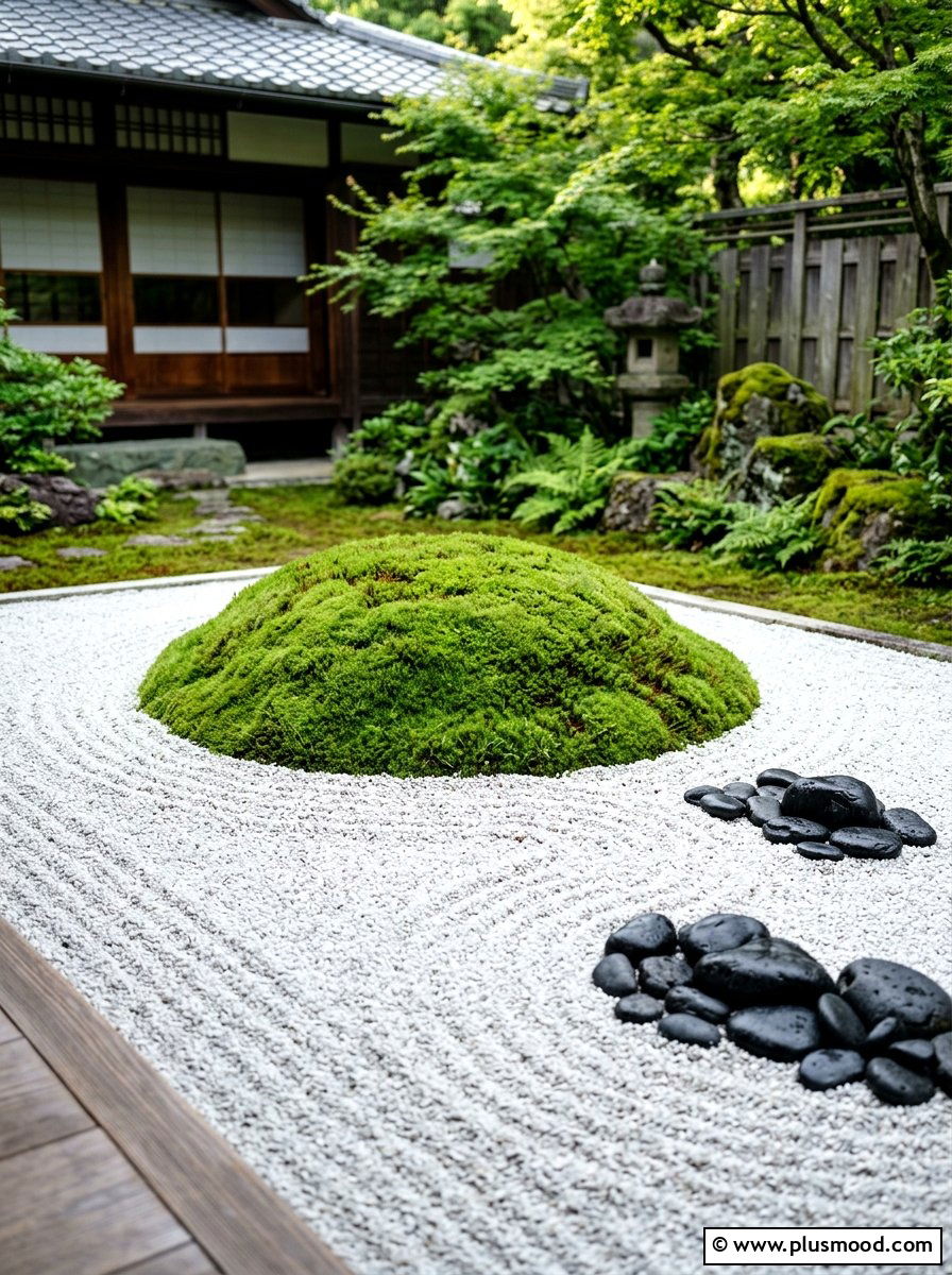 Zen Garden Grass - 25 small backyard ideas with grass