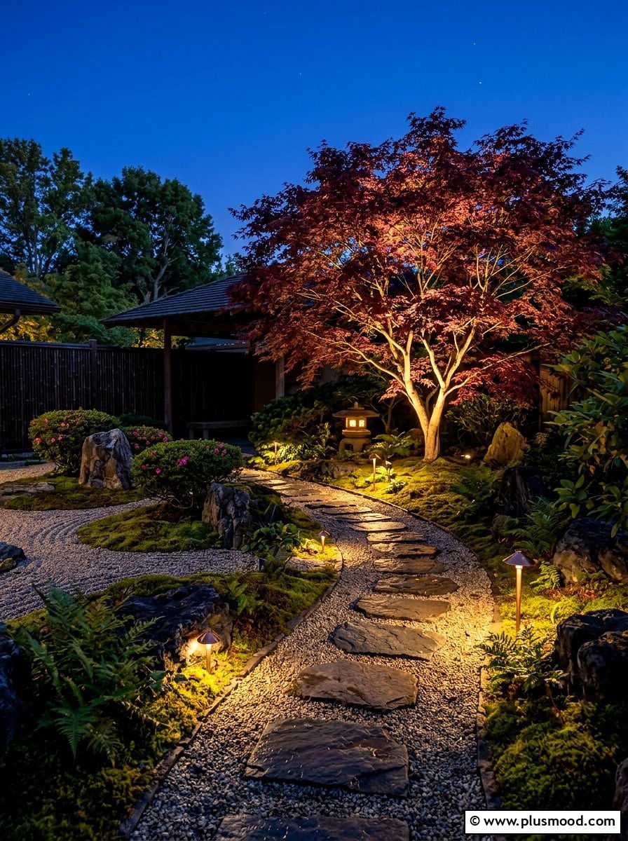 Zen Garden Lighting - 25 small backyard ideas with zen garden