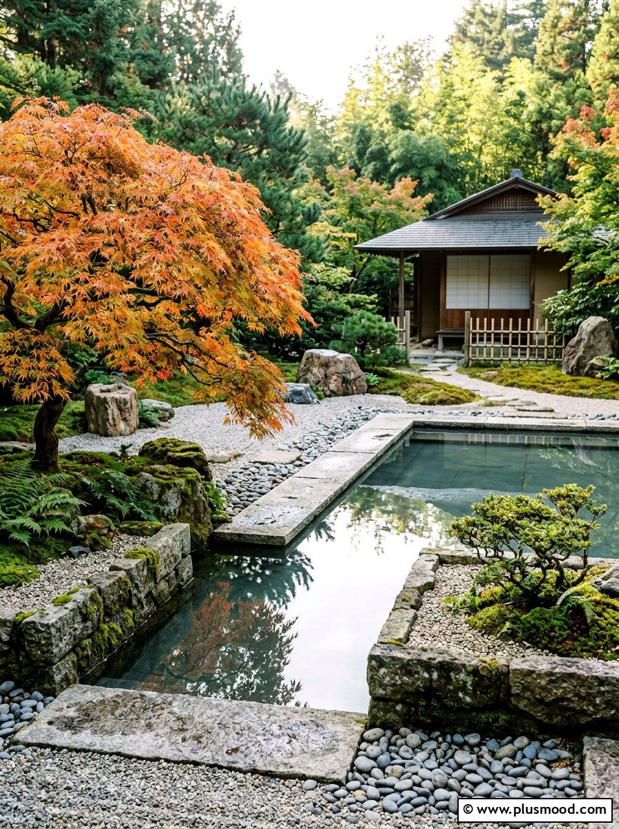 Zen Garden Pool Surround - 25 pool landscaping ideas with raised planters