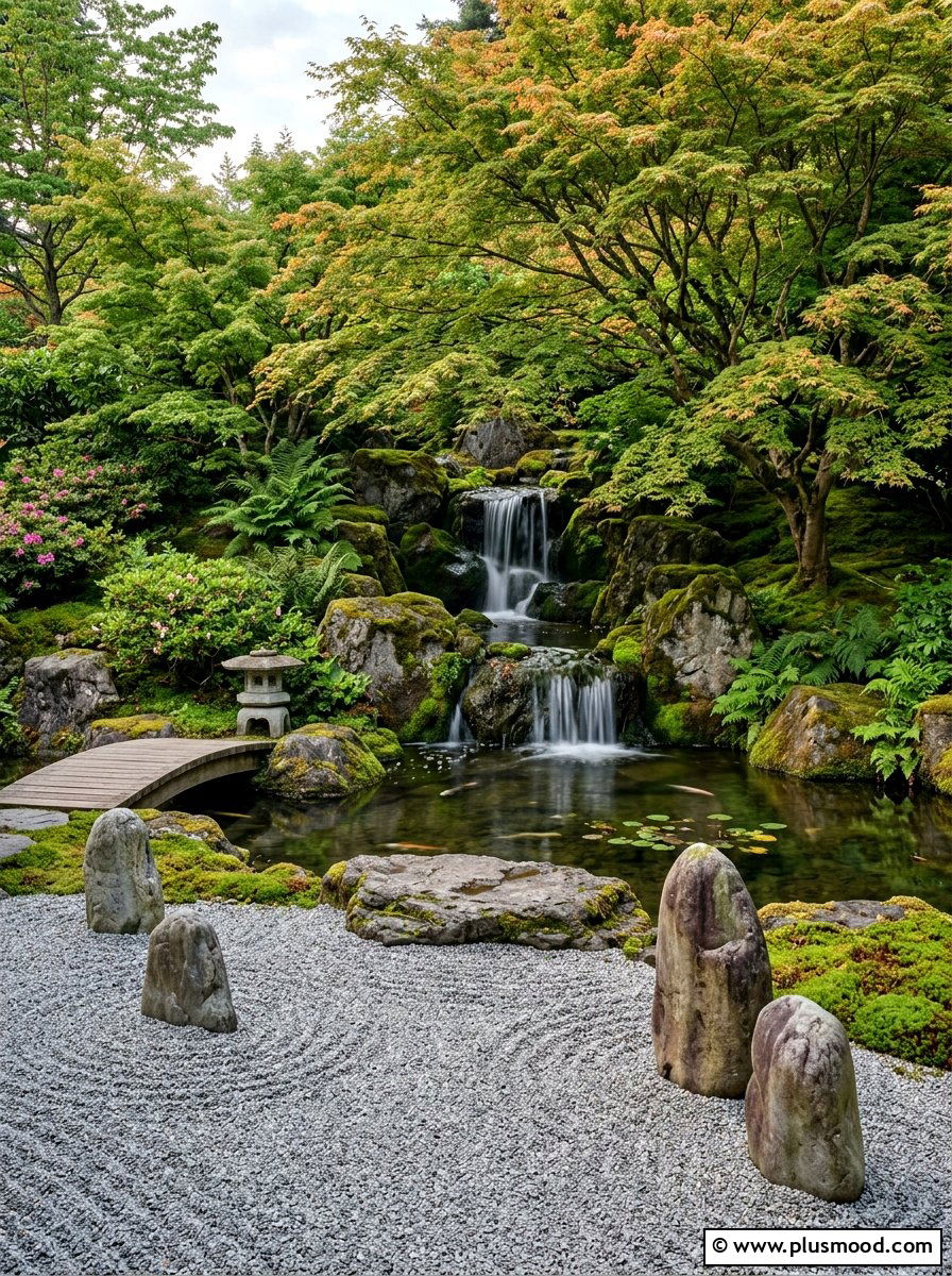 Zen Garden Pool Waterfall - 25 pool landscaping ideas with waterfalls