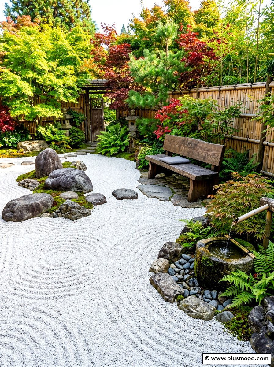 Zen Garden Retreat - 25 summer backyard entertaining ideas