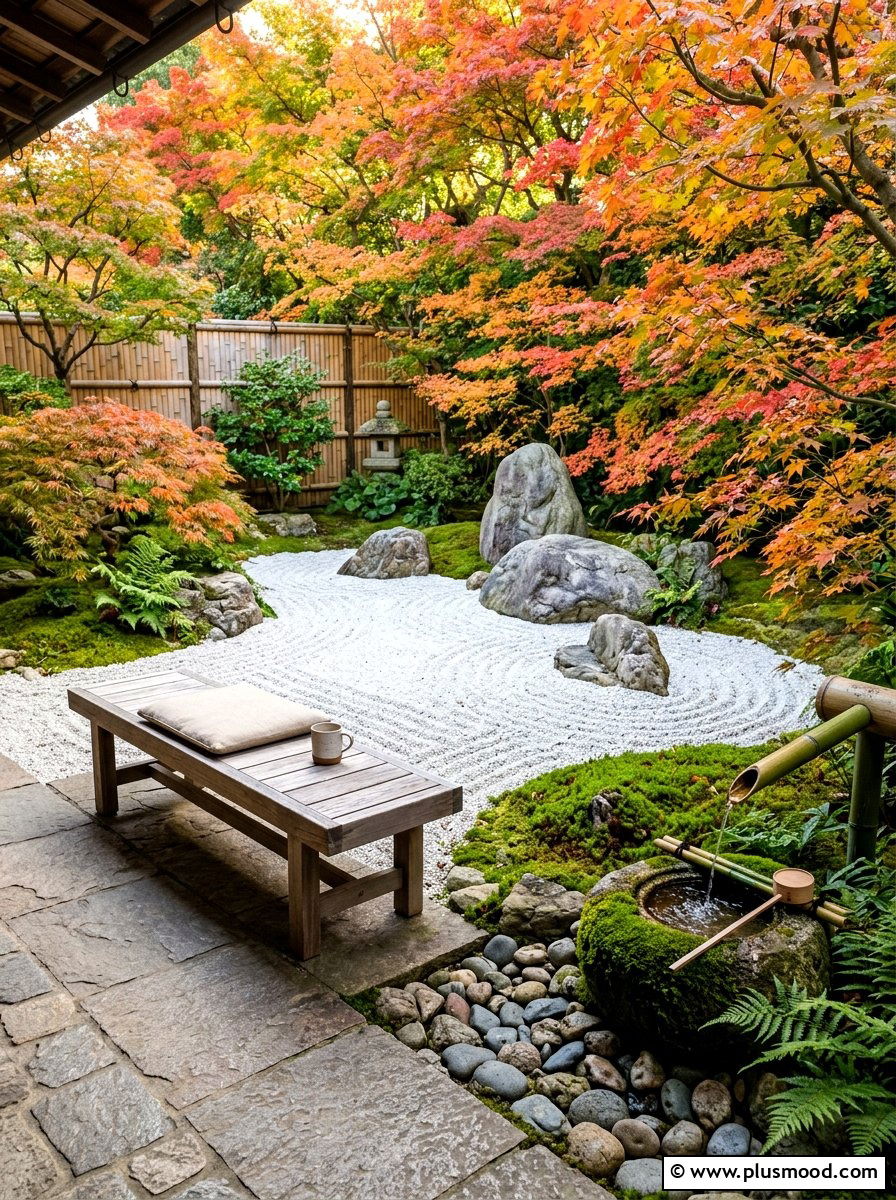 Zen Garden Seating Area - 25 summer backyard lounge ideas