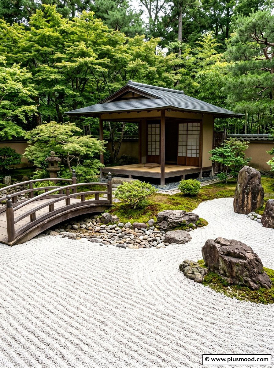 Zen Garden with Sand and Stones - 25 best summer backyard ideas