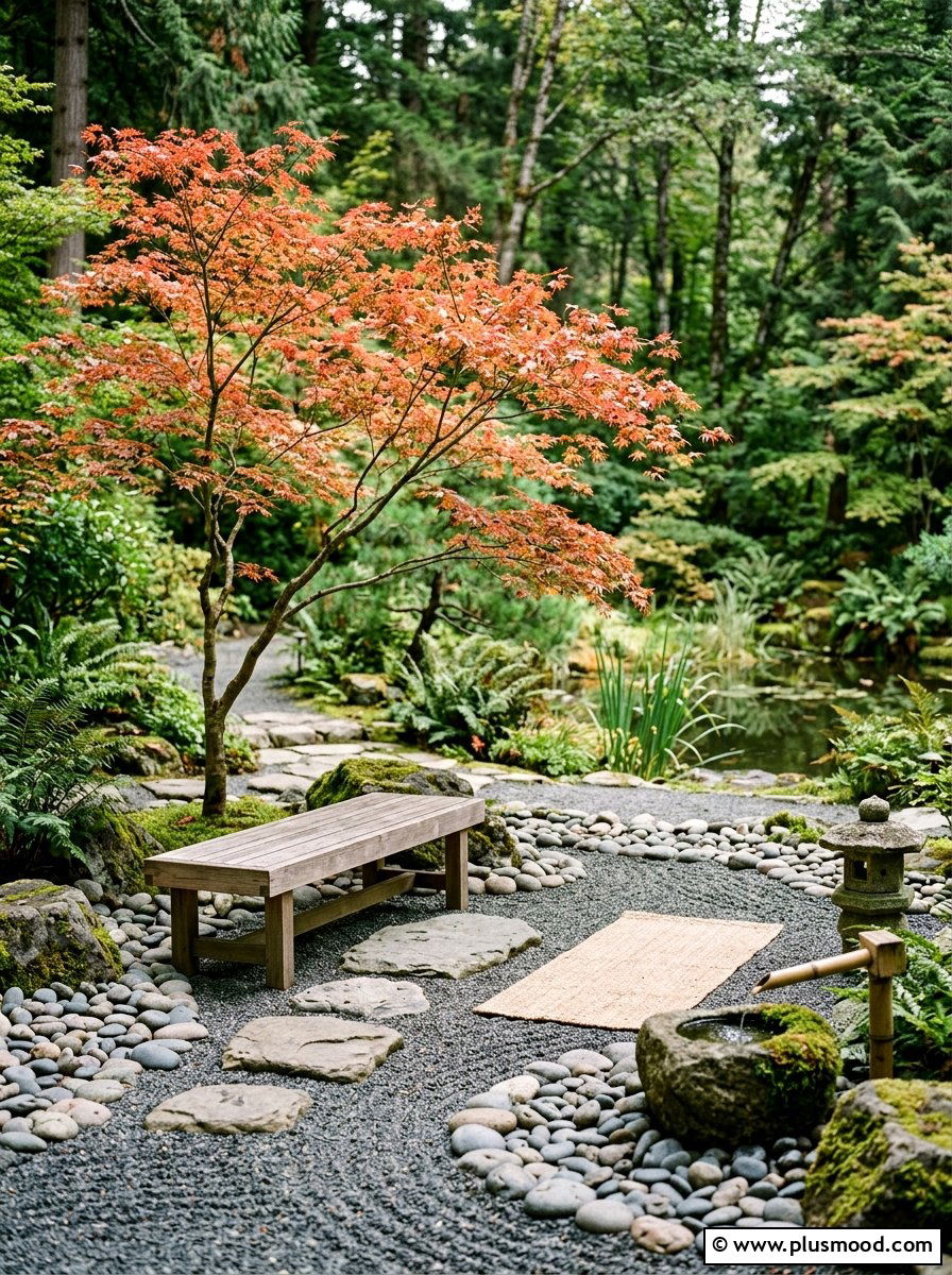 Zen Meditation And Stretching Area - 25 small backyard ideas with outdoor gym