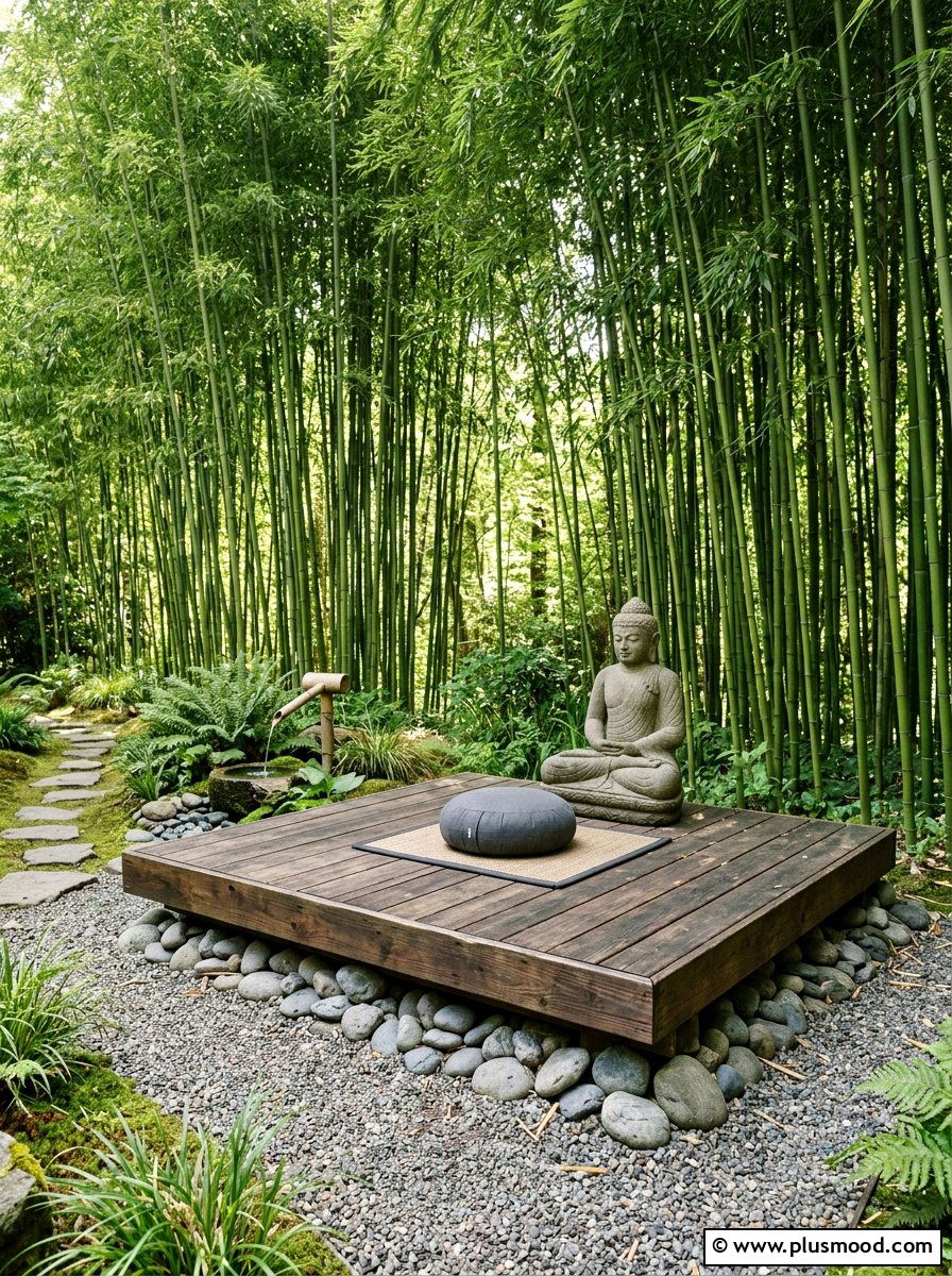 Zen Meditation Space - 25 summer backyard cozy corner ideas