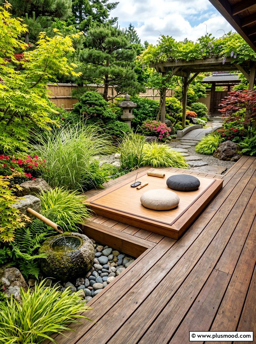 Zen Outdoor Deck 1 - 25 mid summer home decor ideas
