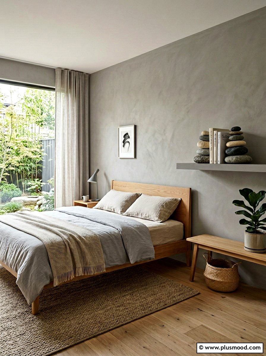 Zen Stacked Stones - 25 painted rock ideas for bookend decor