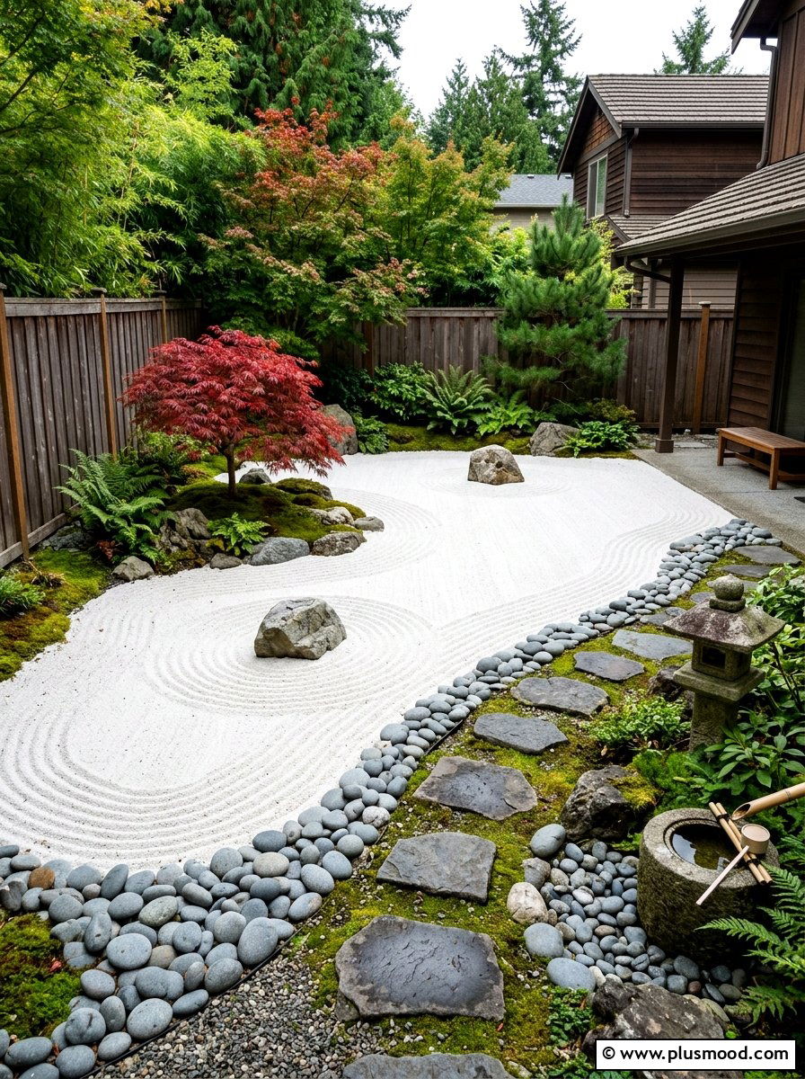 Zen garden bocce court - 25 small backyard ideas with bocce court