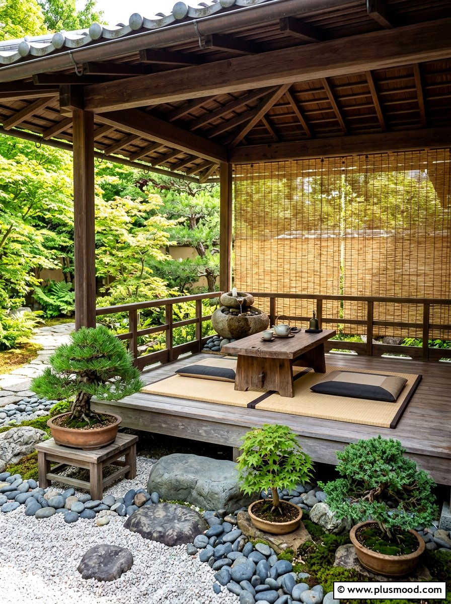 Zen garden porch - 25 summer front porch styling ideas