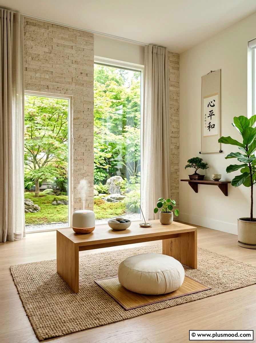 Zen meditation area - 25 late summer home refresh ideas