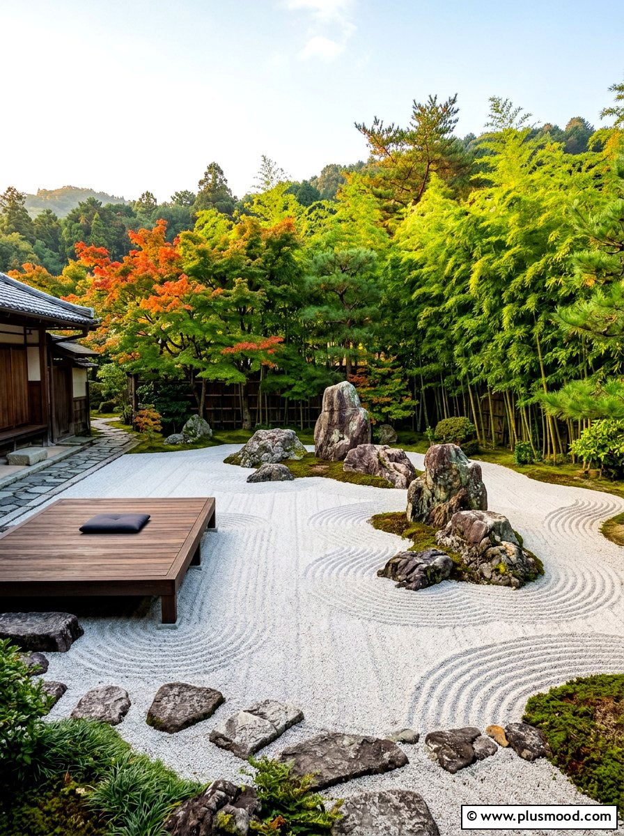 Zen meditation garden - 25 summer backyard oasis ideas
