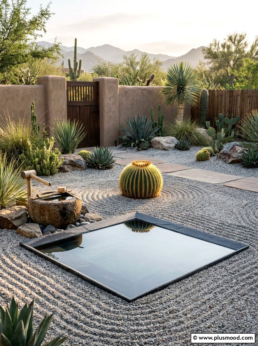 25 Pool Landscaping Ideas With Cactus Garden Style